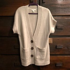 Short sleeve cardigan
